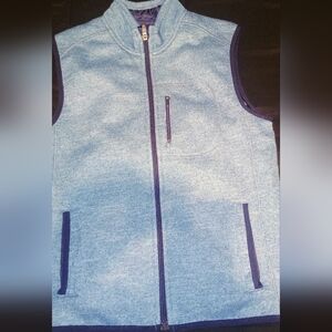 Women's Johnny O Sz 12 Blue Zip Up Lightweight Vest